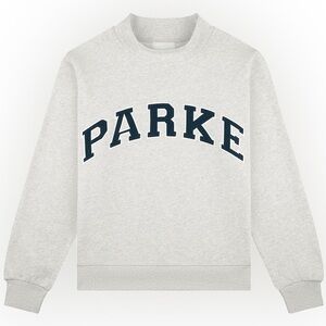 PARKE Women's Gray Mockneck Sweatshirt